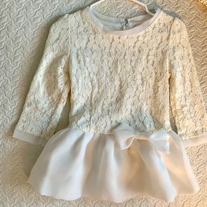 Cute white lace top